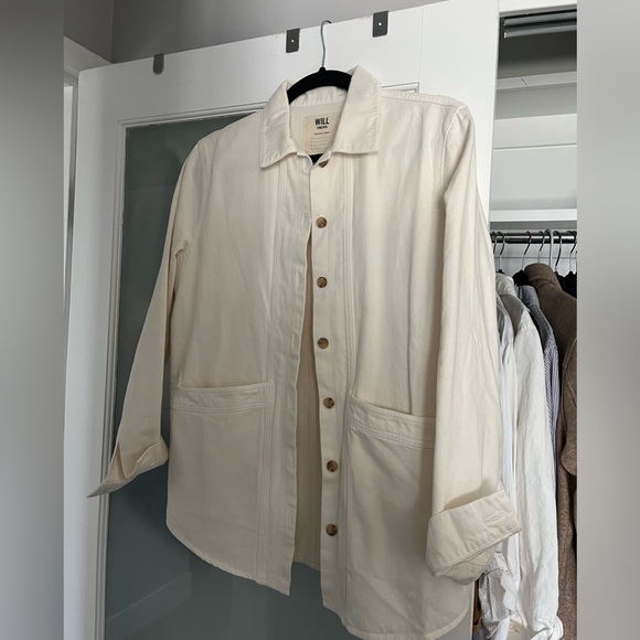 Sezane Jackets Coats Sezane Will Jacket Ecru Nwot Poshmark